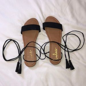 Lulus Black sandals
